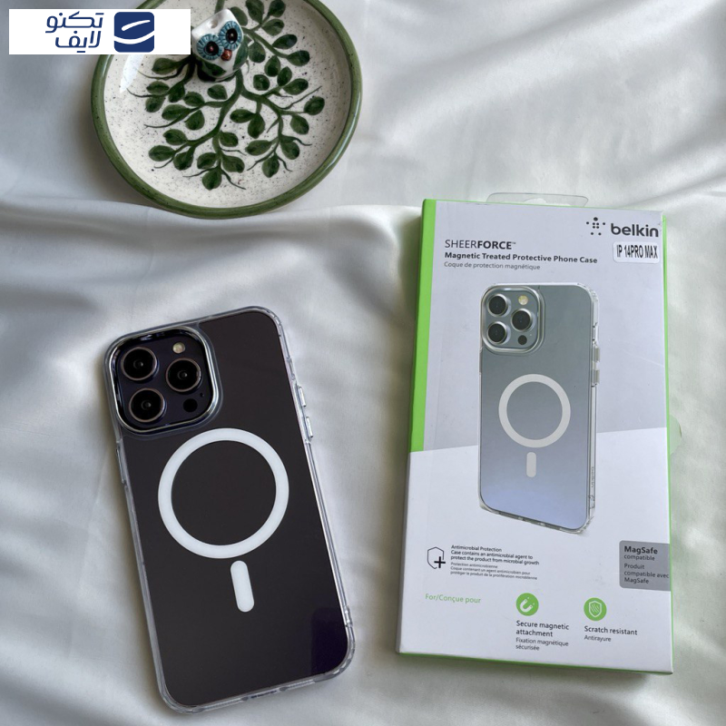 کاور بلکین مدل مگ سیف دار مناسب برای گوشی موبایل اپل IPHONE 16 کاور بلکین مدل مگ سیف دار مناسب برای گوشی موبایل اپل IPHONE 16