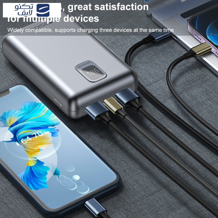 پاوربانک یسیدو مدل YP47 ظرفیت 20000 میلیآمپر ساعت پاوربانک یسیدو مدل YP47 ظرفیت 20000 میلیآمپر ساعت