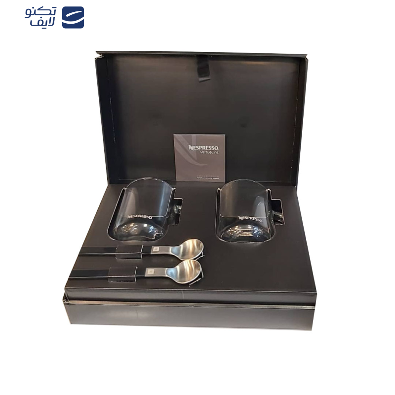 لیوان نسپرسو مدل VERTOULINE COFFEE SET بسته 2 عددی به همراه قاشق