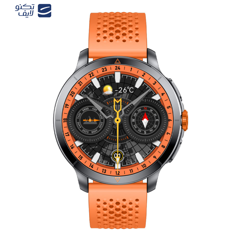 ساعت هوشمند گلوریمی مدل GX RACE مناسب برای ورزش، کنترل سطح اکسیژن خون، شمارش ضربان قلب، پایش وضعیت خواب