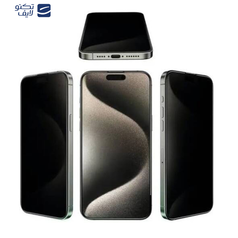 محافظ صفحه نمایش حریم خصوصی گرین لاین مدل Anthony 360 Privacy مناسب برای گوشی موبایل اپل iPhone 15 pro  محافظ صفحه نمایش حریم خصوصی گرین لاین مدل Anthony 360 Privacy مناسب برای گوشی موبایل اپل iPhone 15 pro