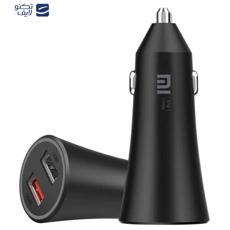 شارژر فندکی شیائومی مدل Mi 37w dual-port car charger  شارژر فندکی شیائومی مدل Mi 37w dual-port car charger