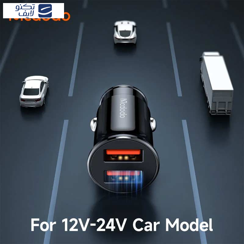 شارژر فندکی 12 وات مک دودو مدل CC-6602 شارژر فندکی 12 وات مک دودو مدل CC-6602