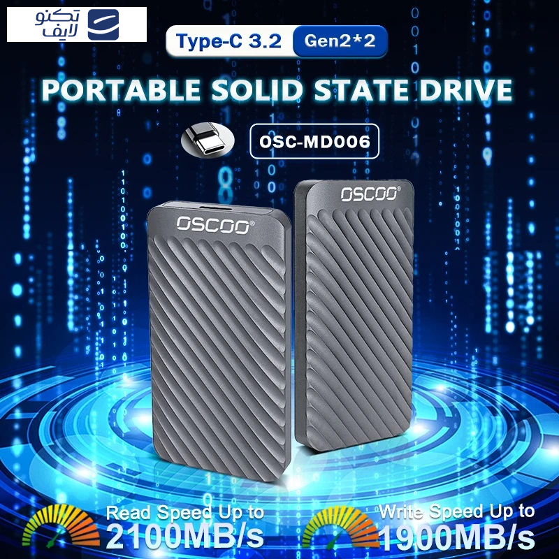 اس اس دی اکسترنال اوسکو مدل MD006 ظرفیت یک ترابایت اس اس دی اکسترنال اوسکو مدل MD006 ظرفیت یک ترابایت