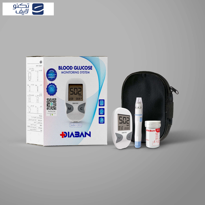 دستگاه تست قند خون دیابان مدل SMM 1000 به همراه نوار تست قند خون بسته 25 عددی  دستگاه تست قند خون دیابان مدل SMM 1000 به همراه نوار تست قند خون بسته 25 عددی