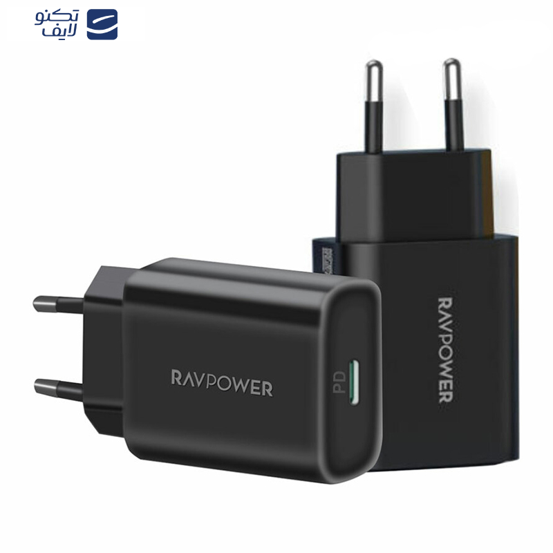 شارژر دیواری 25 وات راو پاور مدل RP-PC156 شارژر دیواری 25 وات راو پاور مدل RP-PC156