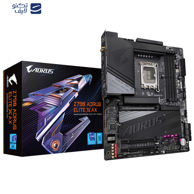 مادربرد گیگابایت مدل Z790 AORUS ELITE X AX مادربرد گیگابایت مدل Z790 AORUS ELITE X AX