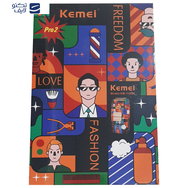 ماشین اصلاح موی صورت کیمی مدل KM-1102 h ماشین اصلاح موی صورت کیمی مدل KM-1102 h