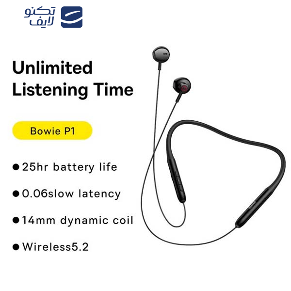 هدفون بی سیم باسئوس مدل  BOWIE P1 هدفون بی سیم باسئوس مدل  BOWIE P1