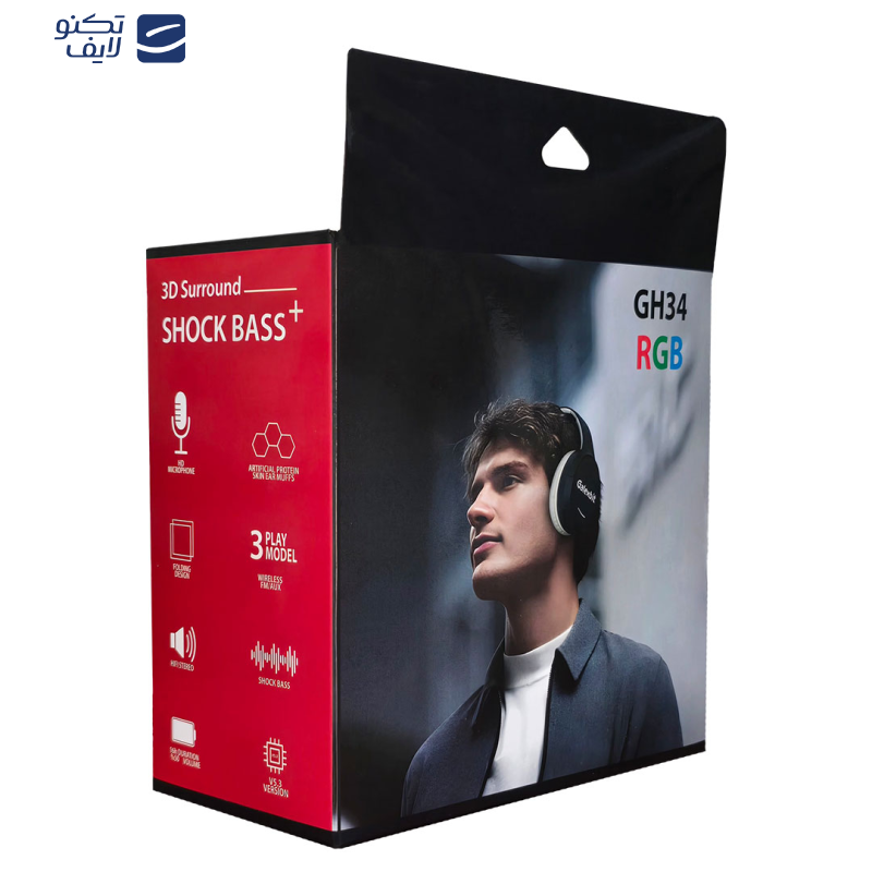 هدست بلوتوثی گلکسبیت مدل GH34 هدست بلوتوثی گلکسبیت مدل GH34