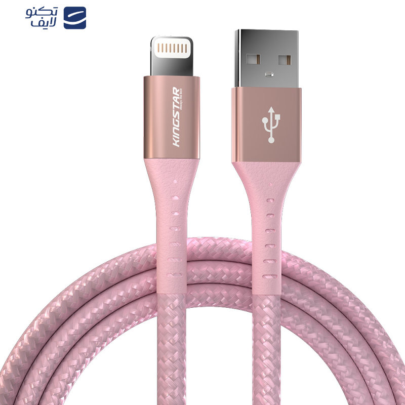 کابل تبدیل USB به لایتنینگ کینگ استار مدل K125i طول 1.2 متر کابل تبدیل USB به لایتنینگ کینگ استار مدل K125i طول 1.2 متر