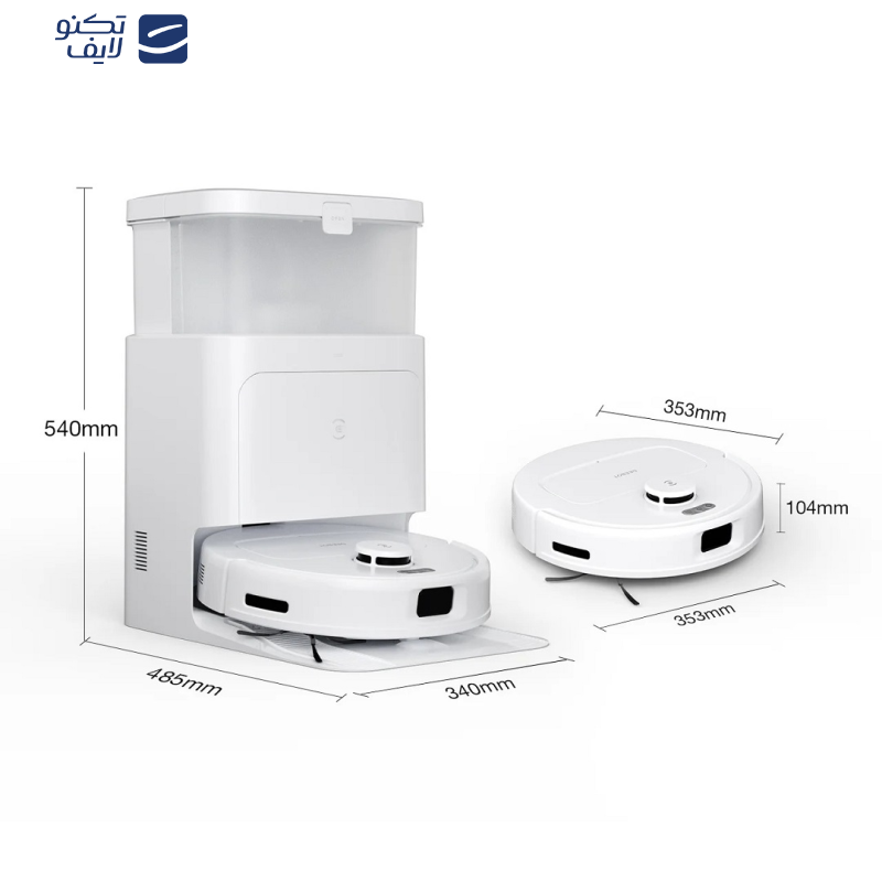 جاروبرقی رباتیک اکووکس رباتیک مدل N30 Pro Omni جاروبرقی رباتیک اکووکس رباتیک مدل N30 Pro Omni