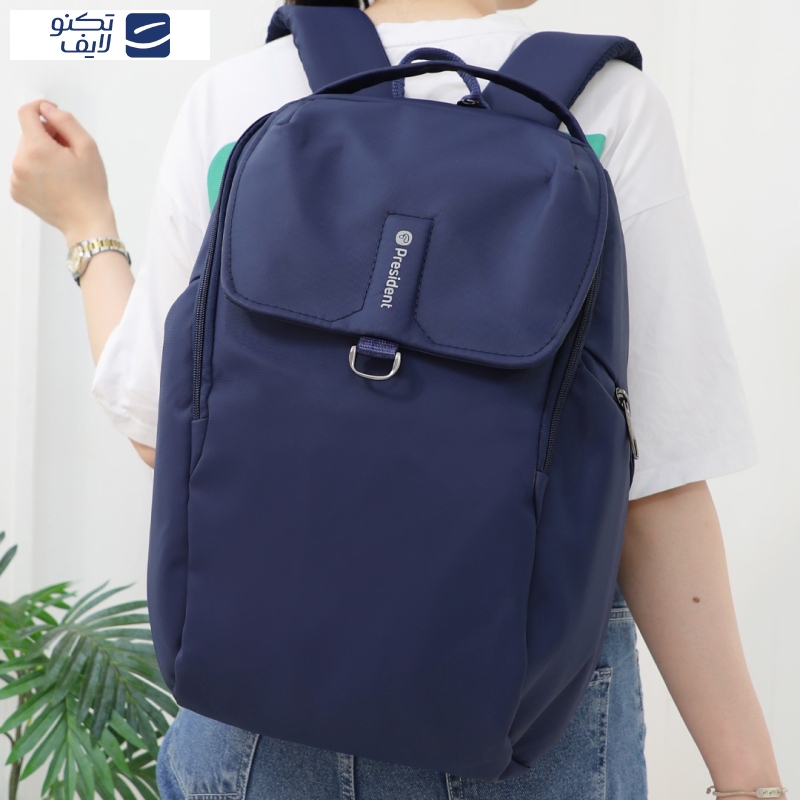 کوله پشتی لپ تاپ پرزیدنت مدل Zimmer مناسب برای لپ تاپ  15.6 اینچی کوله پشتی لپ تاپ پرزیدنت مدل Zimmer مناسب برای لپ تاپ  15.6 اینچی