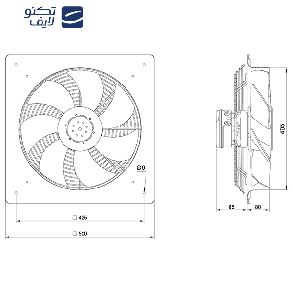 هواکش دمنده مدل VIE-40A4S هواکش دمنده مدل VIE-40A4S