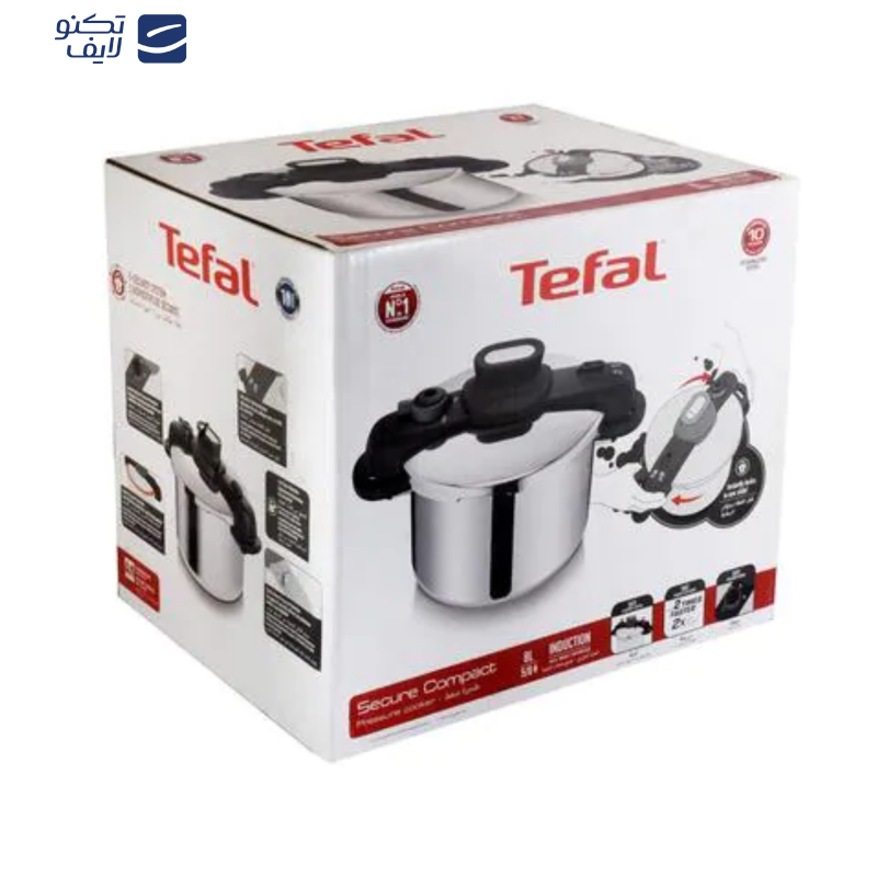 زودپز تفال مدل Secure compact گنجایش 8 لیتر  زودپز تفال مدل Secure compact گنجایش 8 لیتر
