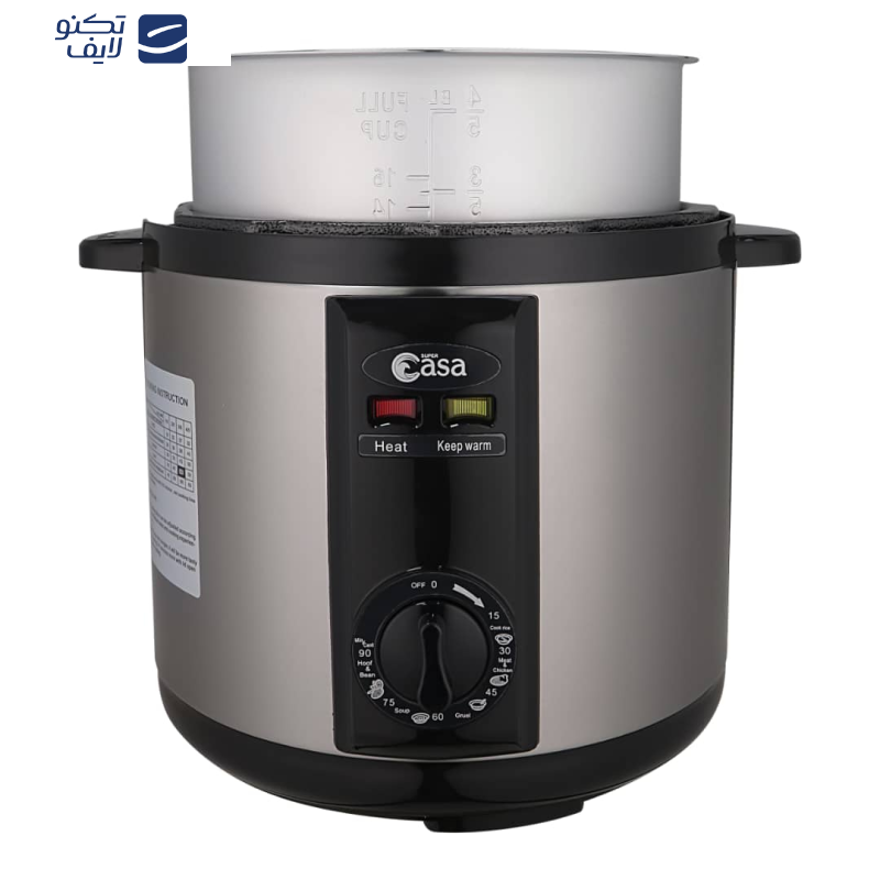 زودپز برقی سوپر کاسا مدل CA-108 گنجایش 8 لیتر زودپز برقی سوپر کاسا مدل CA-108 گنجایش 8 لیتر