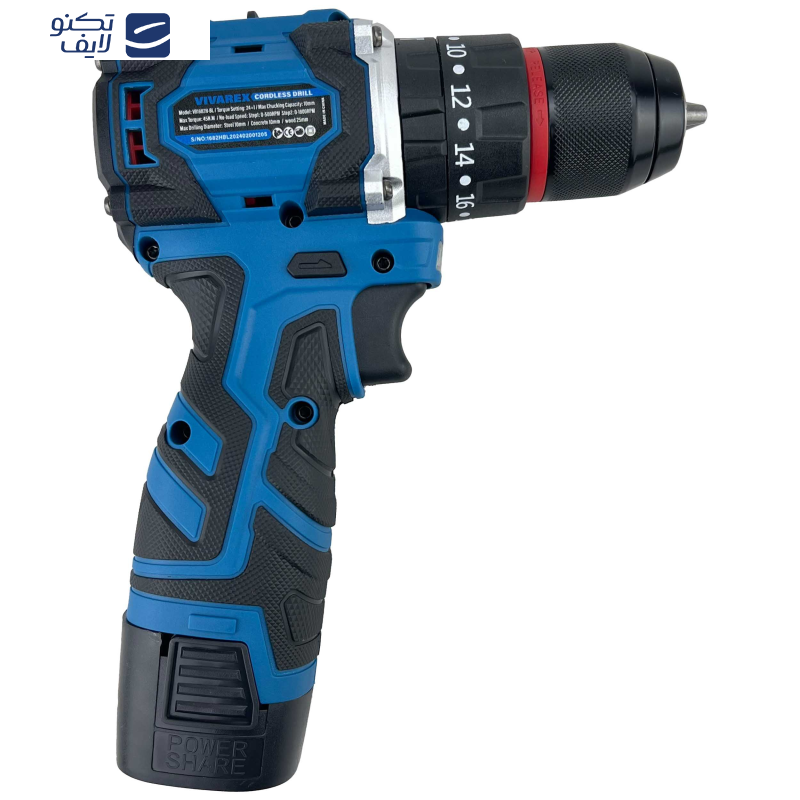 دریل چکشی براشلس ویوارکس مدل VR1682H-BL-BLUE دریل چکشی براشلس ویوارکس مدل VR1682H-BL-BLUE