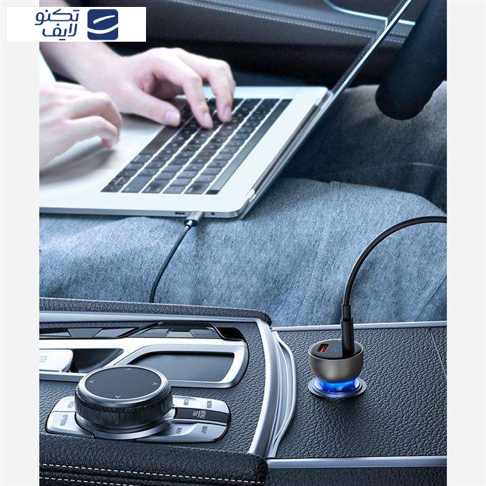 شارژر فندکی باسئوس مدل TZCCKX_0G به همراه کابل تبدیل USB-C شارژر فندکی باسئوس مدل TZCCKX_0G به همراه کابل تبدیل USB-C