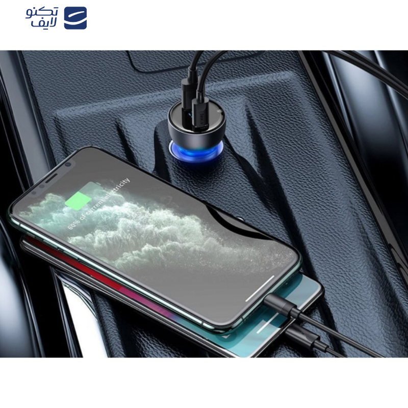 شارژر فندکی 65 وات باسئوس مدل Dual Quick Charger-65W شارژر فندکی 65 وات باسئوس مدل Dual Quick Charger-65W