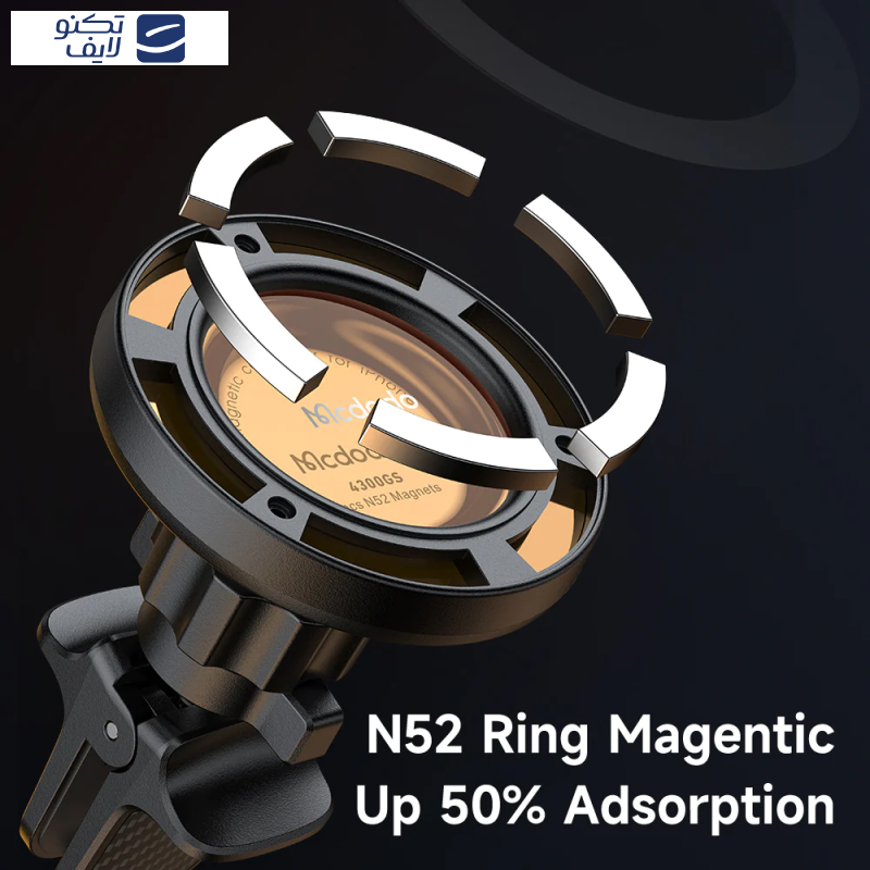 نگهدارنده گوشی موبایل مک دودو مدل Magnetic نگهدارنده گوشی موبایل مک دودو مدل Magnetic