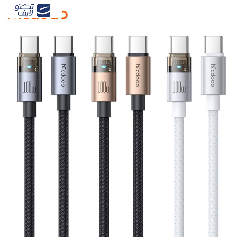 کابل usb-c مک دودو مدل ca-558  100Wطول 1.2متر کابل usb-c مک دودو مدل ca-558  100Wطول 1.2متر
