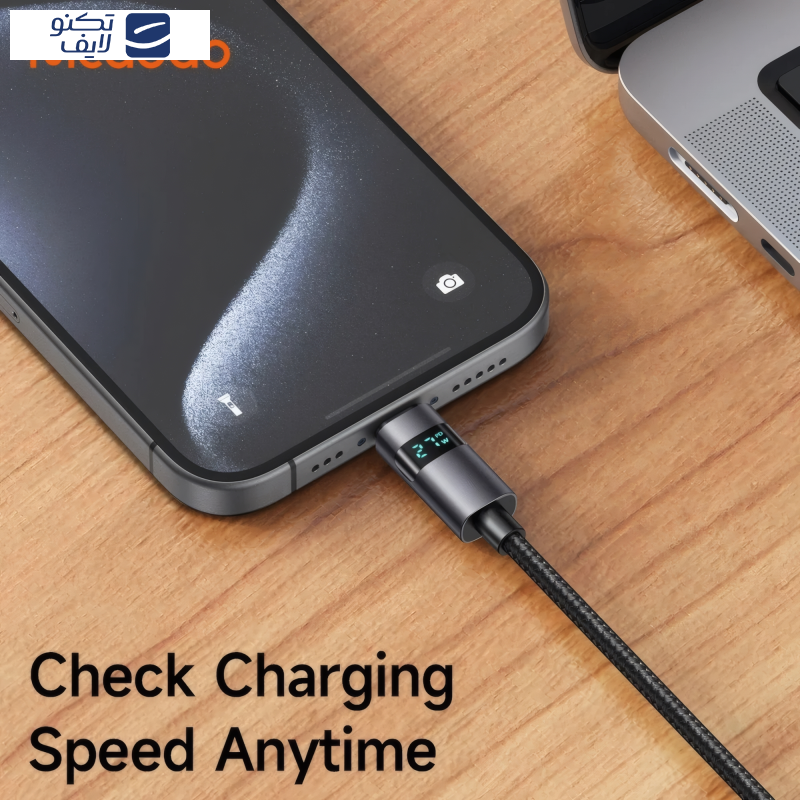 کابل تبدیل USB-C مک دودو مدل CA-561 طول 1.2 متر کابل تبدیل USB-C مک دودو مدل CA-561 طول 1.2 متر