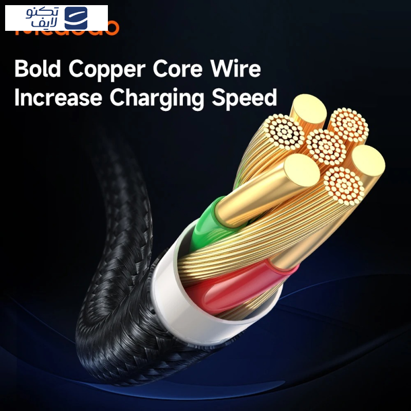 کابل USB-C مک دودو مدل CA-346 طول 1.8 متر کابل USB-C مک دودو مدل CA-346 طول 1.8 متر