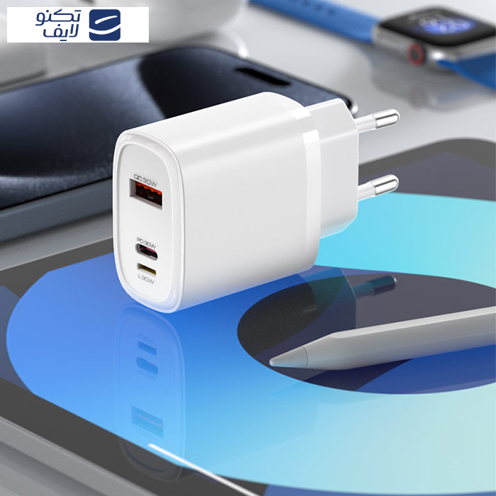 شارژر دیواری 20 وات یسیدو مدل YC52 به همراه کابل لایتنینگ شارژر دیواری 20 وات یسیدو مدل YC52 به همراه کابل لایتنینگ