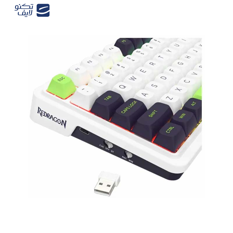 کیبورد گیمینگ ردراگون مدل EISA K686 WBG PRO کیبورد گیمینگ ردراگون مدل EISA K686 WBG PRO