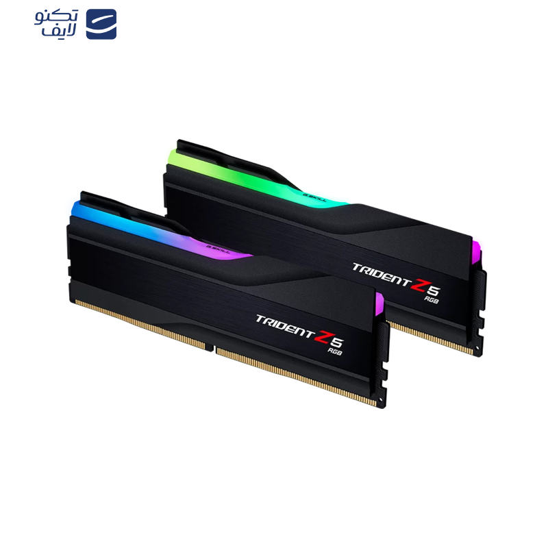 رم دسکتاپ DDR5 دوکاناله 7200 مگاهرتز CL34 جی اسکیل مدل TRIDENT Z5 RGB Black ظرفیت 32 گیگابایت رم دسکتاپ DDR5 دوکاناله 7200 مگاهرتز CL34 جی اسکیل مدل TRIDENT Z5 RGB Black ظرفیت 32 گیگابایت