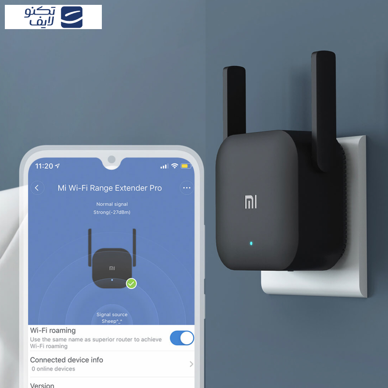 توسعه دهنده محدوده بی سیم شیائومی مدل PRO-R03CN 2021