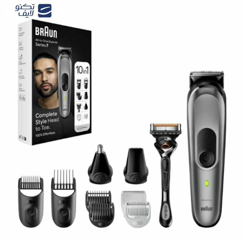 ماشین اصلاح موی صورت و بدن براون مدل MGK7420 ماشین اصلاح موی صورت و بدن براون مدل MGK7420