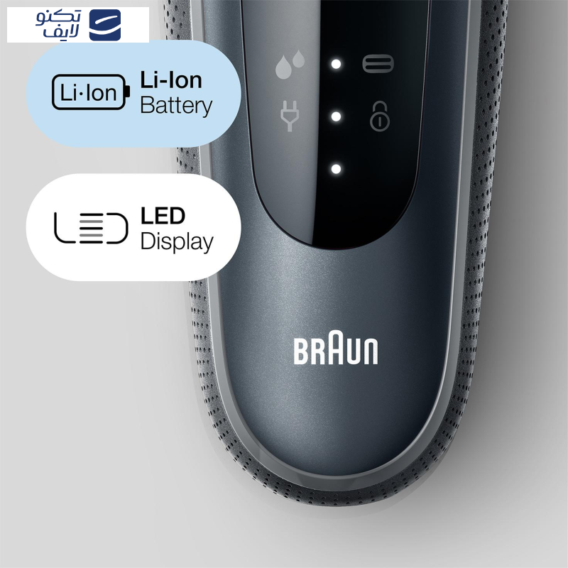 ماشین اصلاح موی صورت شارژی براون مدل series6 61N1000s ماشین اصلاح موی صورت شارژی براون مدل series6 61N1000s