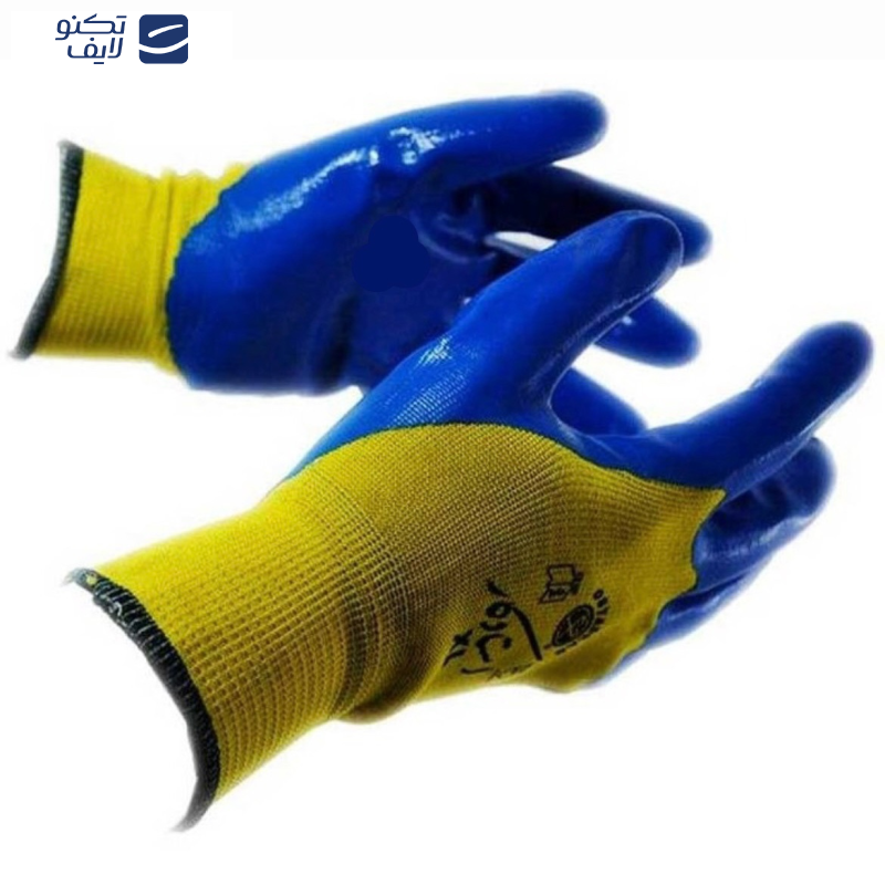 دستکش صنعتی استاد کار مدل نیتریل بسته 4عددی دستکش صنعتی استاد کار مدل نیتریل بسته 4عددی