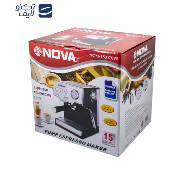 اسپرسو ساز نوا مدل NCM-153EXPS اسپرسو ساز نوا مدل NCM-153EXPS