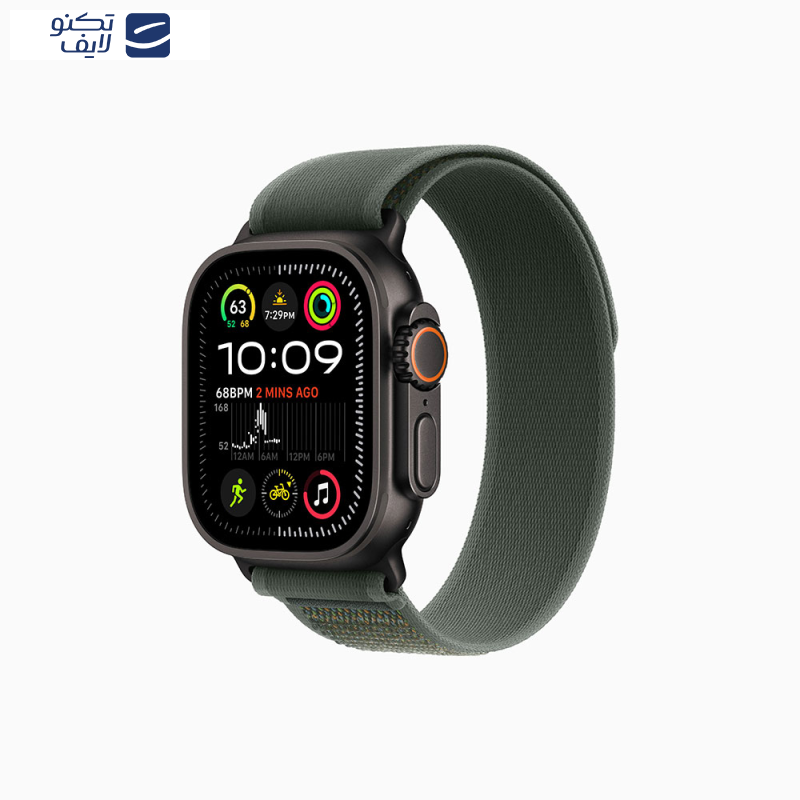 ساعت هوشمند اپل مدل Ultra 2 Black Titanium Case Trail Loop 49mm ساعت هوشمند اپل مدل Ultra 2 Black Titanium Case Trail Loop 49mm