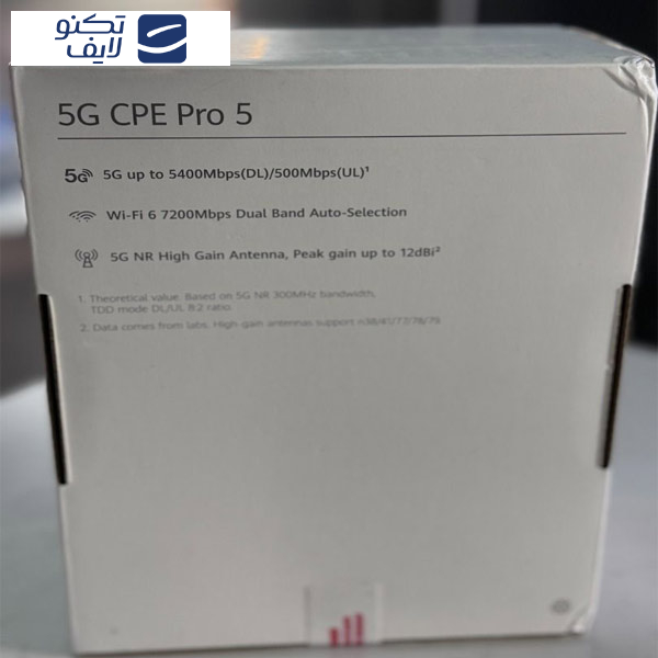 مودم 5G/TD-LTE هوآوی مدل  H158-381 5G CPE PRO5  مودم 5G/TD-LTE هوآوی مدل  H158-381 5G CPE PRO5
