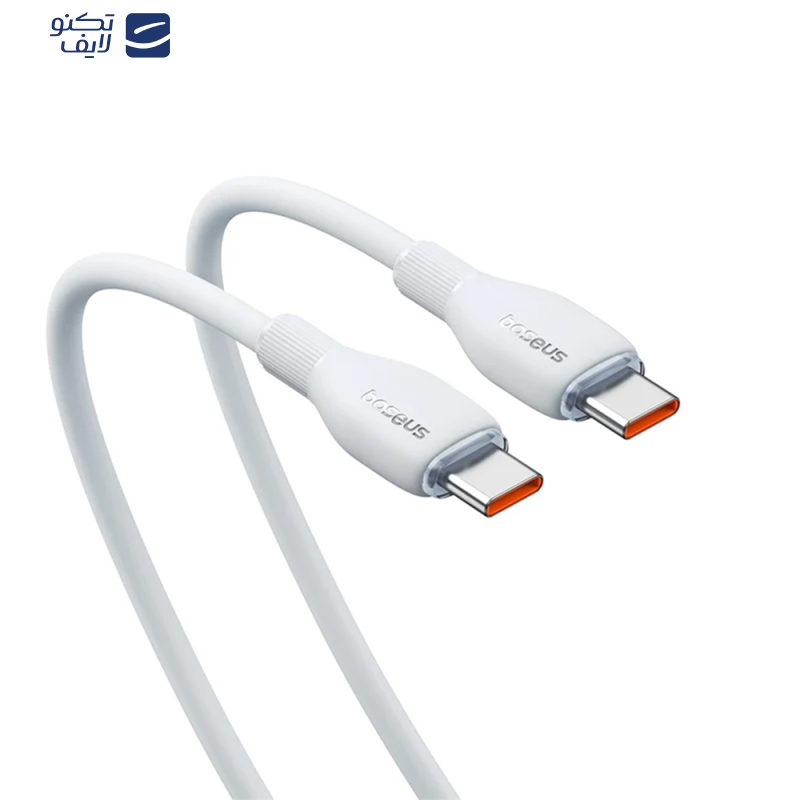 کابل USB-C بیسوس مدل Pudding Series P10355702221-B2 طول 2 متر کابل USB-C بیسوس مدل Pudding Series P10355702221-B2 طول 2 متر
