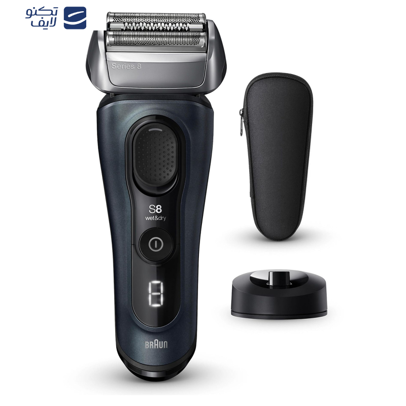 ماشین اصلاح موی صورت شارژی براون مدل series8 8513s ماشین اصلاح موی صورت شارژی براون مدل series8 8513s