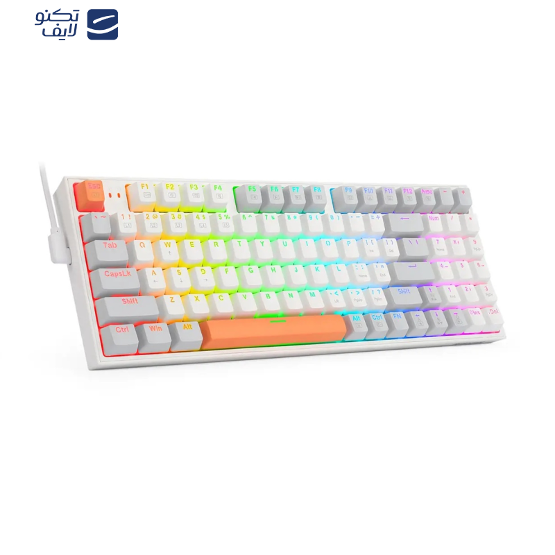 کیبورد گیمینگ ردراگون مدل Kitava K636 WGO کیبورد گیمینگ ردراگون مدل Kitava K636 WGO