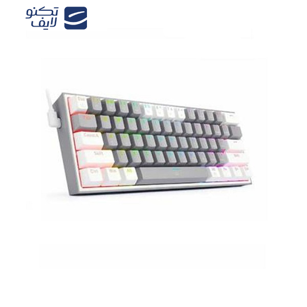 کیبورد مخصوص بازی ردراگون مدل FIZZ K617-GREY/WHITE کیبورد مخصوص بازی ردراگون مدل FIZZ K617-GREY/WHITE