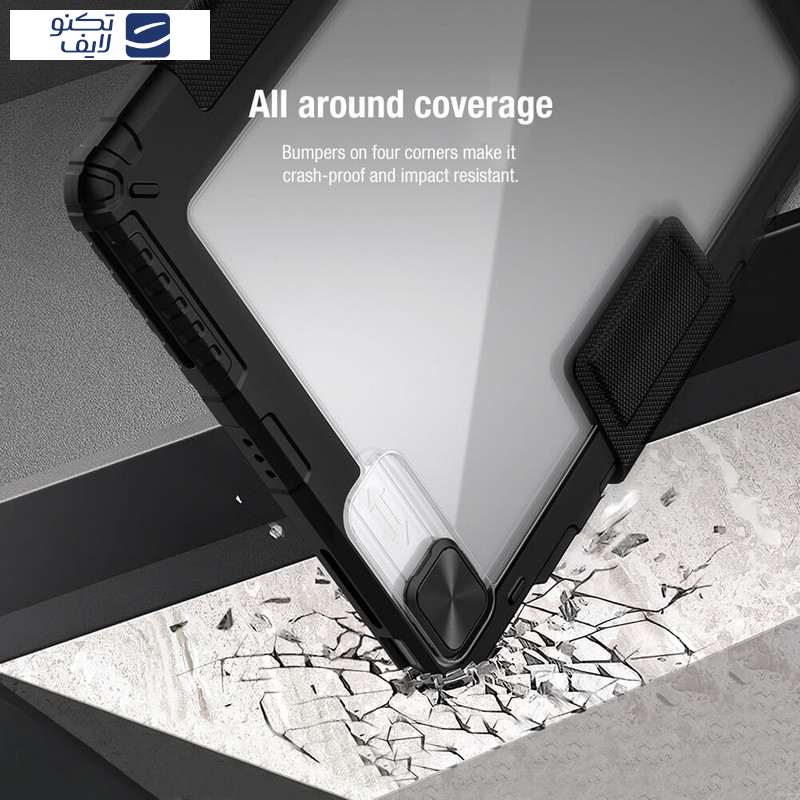 کیف کلاسوری نیلکین مدل Camshield Bumper مناسب برای تبلت اپل  (2022 / 2021 / 2020) iPad Air13(2025) / iPad Air13(2024) /iPad 12.9  کیف کلاسوری نیلکین مدل Camshield Bumper مناسب برای تبلت اپل  (2022 / 2021 / 2020) iPad Air13(2025) / iPad Air13(2024) /iPad 12.9