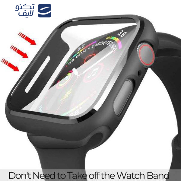 کاور مدل TGC-44MM مناسب برای اپل واچ سری 4/5/6/SE سایز 44 میلی متری به همراه محافظ صفحه نمایش کاور مدل TGC-44MM مناسب برای اپل واچ سری 4/5/6/SE سایز 44 میلی متری به همراه محافظ صفحه نمایش