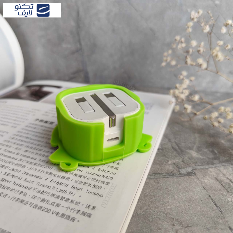 محافظ کابل طرح هیولا مدل Mike Wazowski به همراه محافظ شارژر دیواری مجموعه 4 عددی محافظ کابل طرح هیولا مدل Mike Wazowski به همراه محافظ شارژر دیواری مجموعه 4 عددی