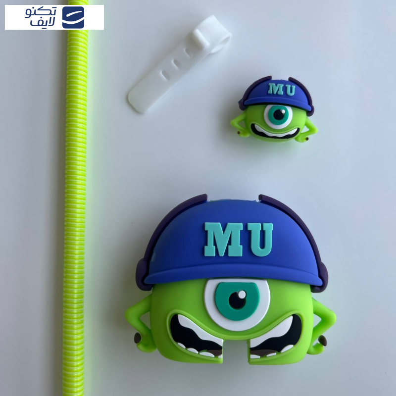 محافظ کابل طرح فانتزی مدل مایک به همراه محافظ شارژر دیواری مجموعه 4 عددی محافظ کابل طرح فانتزی مدل مایک به همراه محافظ شارژر دیواری مجموعه 4 عددی