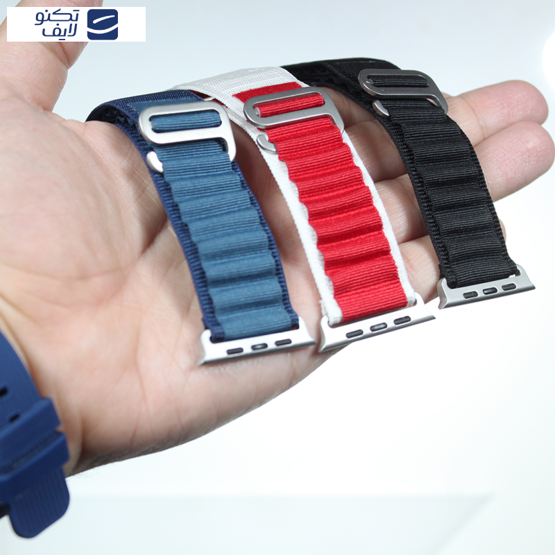 بند مدل Alpine Loop کد HDR مناسب برای اپل واچ سری 1/2/3/4/5/6/7/8/SE/ULTRA سایز 42/44/45/49 میلی متری