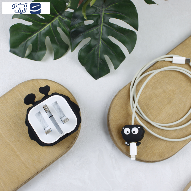 محافظ کابل مدل Silicon به همراه محافظ شارژ دیواری مجموعه 4 عددی محافظ کابل مدل Silicon به همراه محافظ شارژ دیواری مجموعه 4 عددی