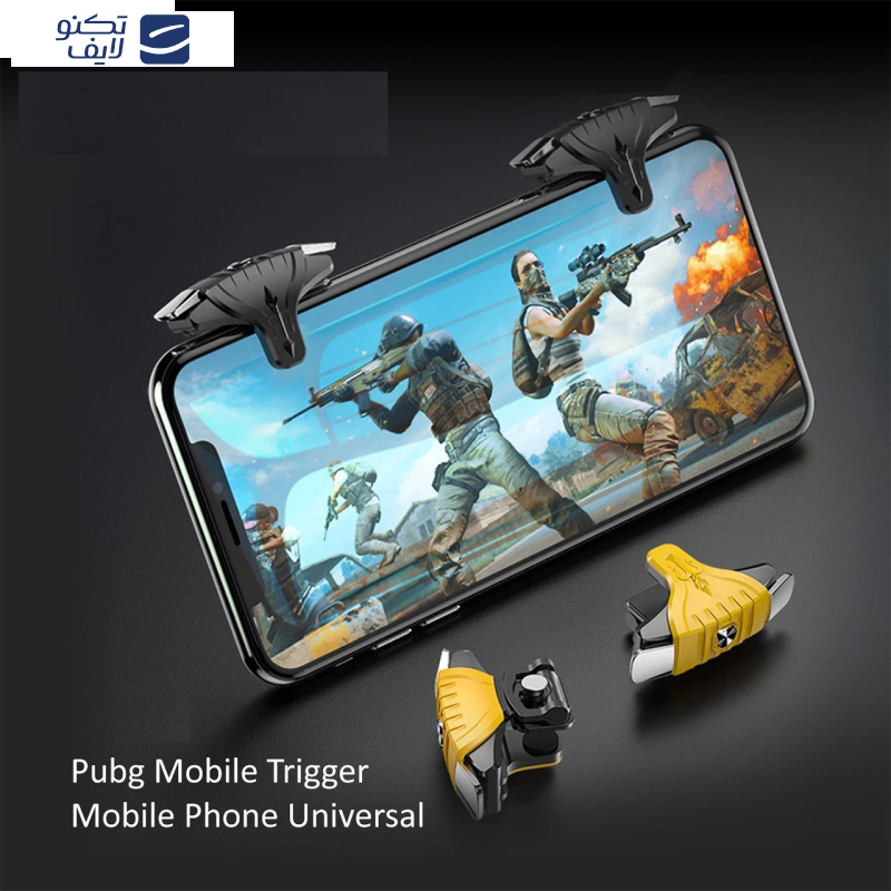 دسته بازی Pubg مدل MI6 به همراه آستین کنترل کننده انگشت دسته بازی Pubg مدل MI6 به همراه آستین کنترل کننده انگشت