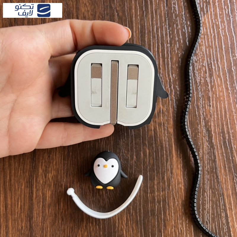 محافظ کابل و شارژر مدل Penguin مجموعه ۴ عددی مناسب برای شارژر 20W اپل محافظ کابل و شارژر مدل Penguin مجموعه ۴ عددی مناسب برای شارژر 20W اپل