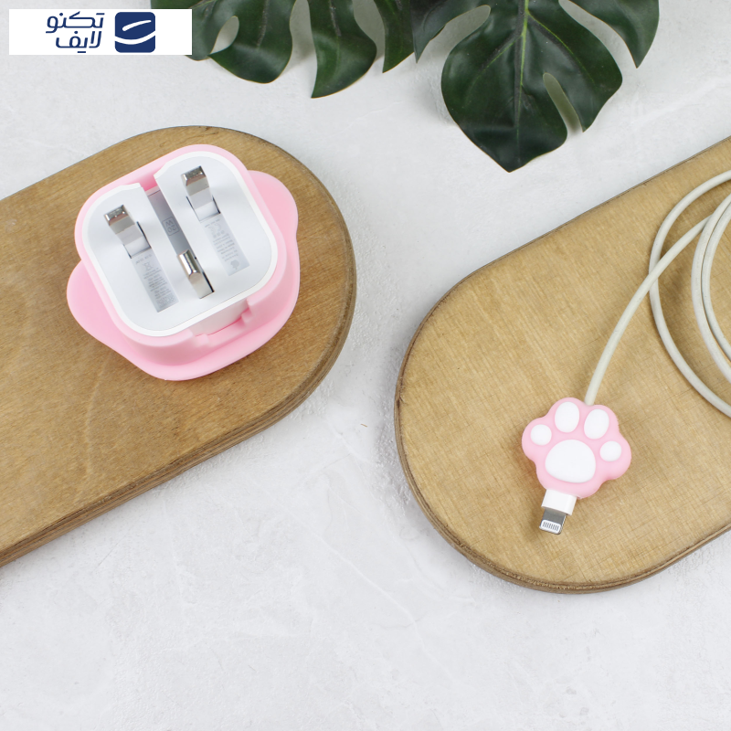 محافظ کابل و شارژر وال کیس طرح پنجه میو مناسب برای شارژر 20W اپل محافظ کابل و شارژر وال کیس طرح پنجه میو مناسب برای شارژر 20W اپل